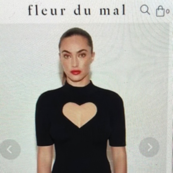 Fleur Du Mal New Heart Cutout sweater